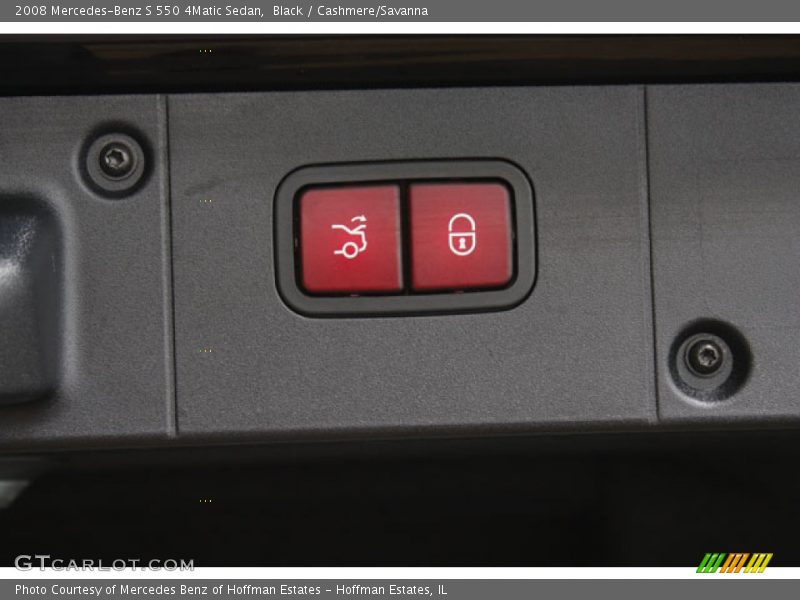 Black / Cashmere/Savanna 2008 Mercedes-Benz S 550 4Matic Sedan