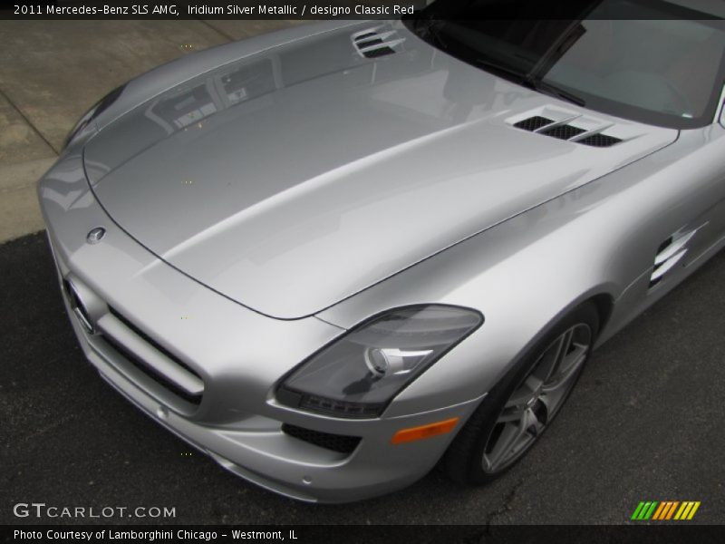 Iridium Silver Metallic / designo Classic Red 2011 Mercedes-Benz SLS AMG