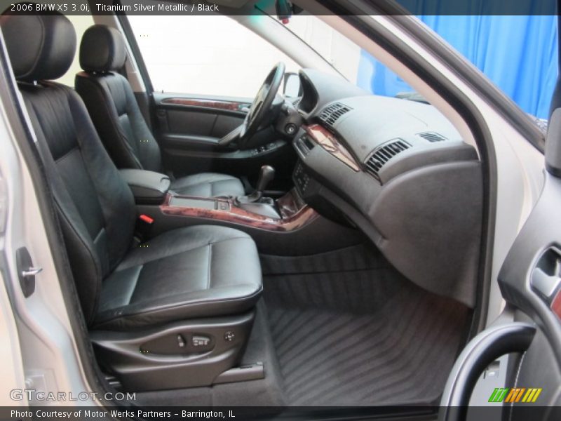 Titanium Silver Metallic / Black 2006 BMW X5 3.0i