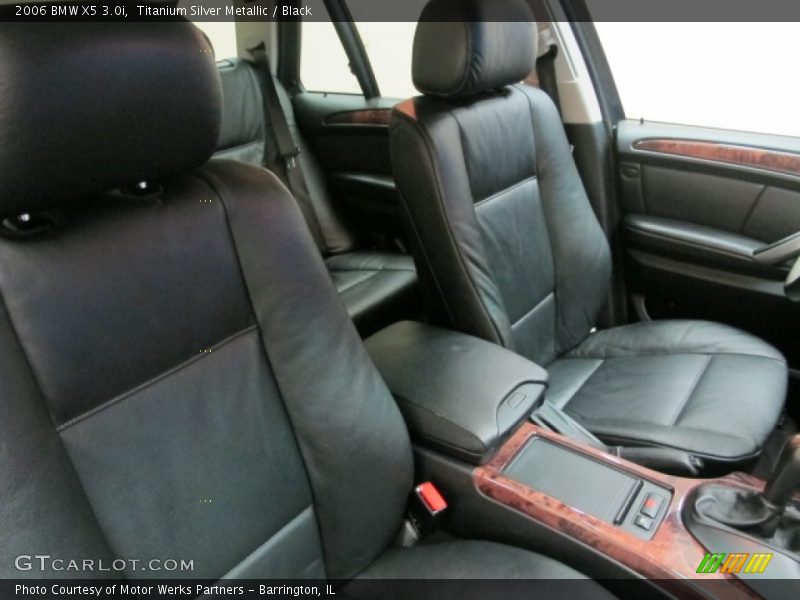 Titanium Silver Metallic / Black 2006 BMW X5 3.0i