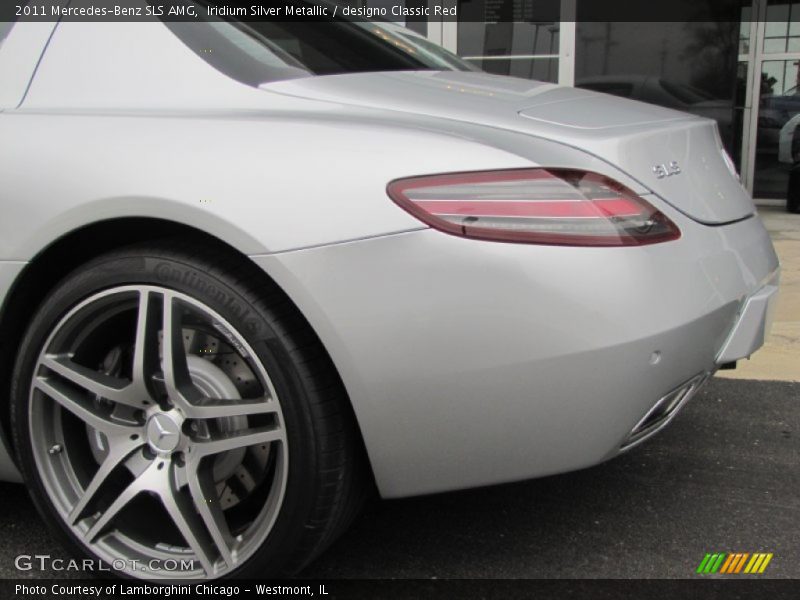 Iridium Silver Metallic / designo Classic Red 2011 Mercedes-Benz SLS AMG