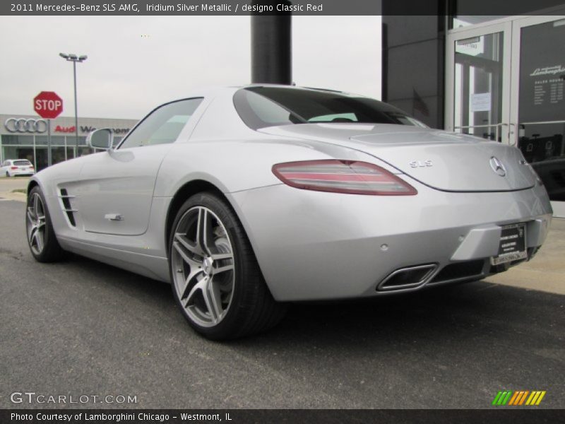 Iridium Silver Metallic / designo Classic Red 2011 Mercedes-Benz SLS AMG