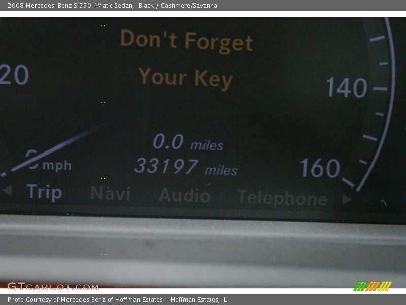 Black / Cashmere/Savanna 2008 Mercedes-Benz S 550 4Matic Sedan