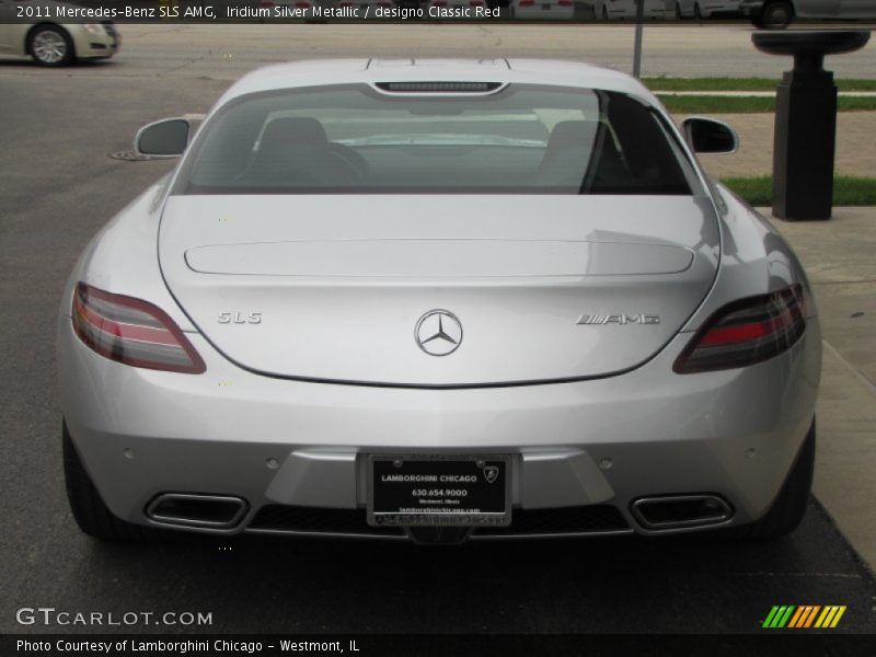Iridium Silver Metallic / designo Classic Red 2011 Mercedes-Benz SLS AMG