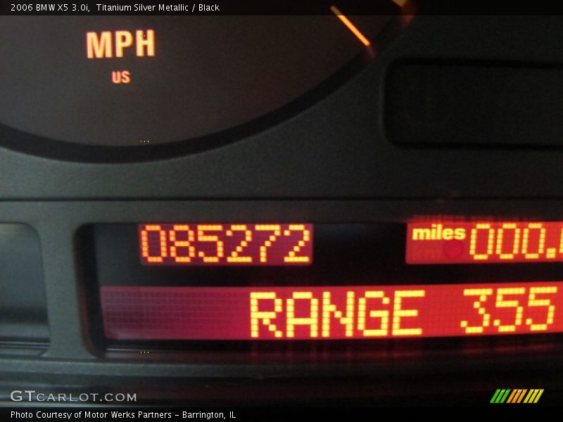 Titanium Silver Metallic / Black 2006 BMW X5 3.0i