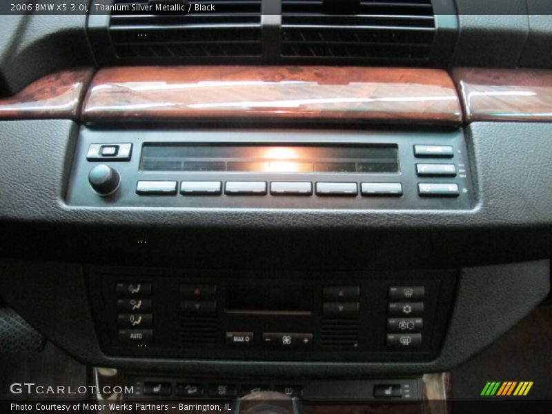 Titanium Silver Metallic / Black 2006 BMW X5 3.0i