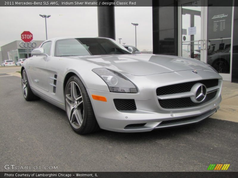 Iridium Silver Metallic / designo Classic Red 2011 Mercedes-Benz SLS AMG