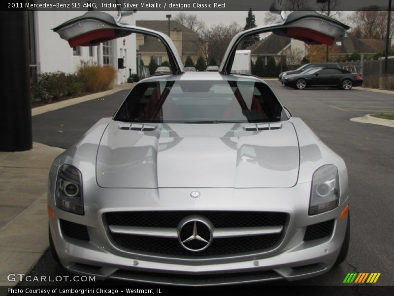 Iridium Silver Metallic / designo Classic Red 2011 Mercedes-Benz SLS AMG