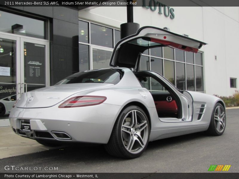 Iridium Silver Metallic / designo Classic Red 2011 Mercedes-Benz SLS AMG