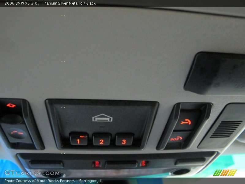 Titanium Silver Metallic / Black 2006 BMW X5 3.0i