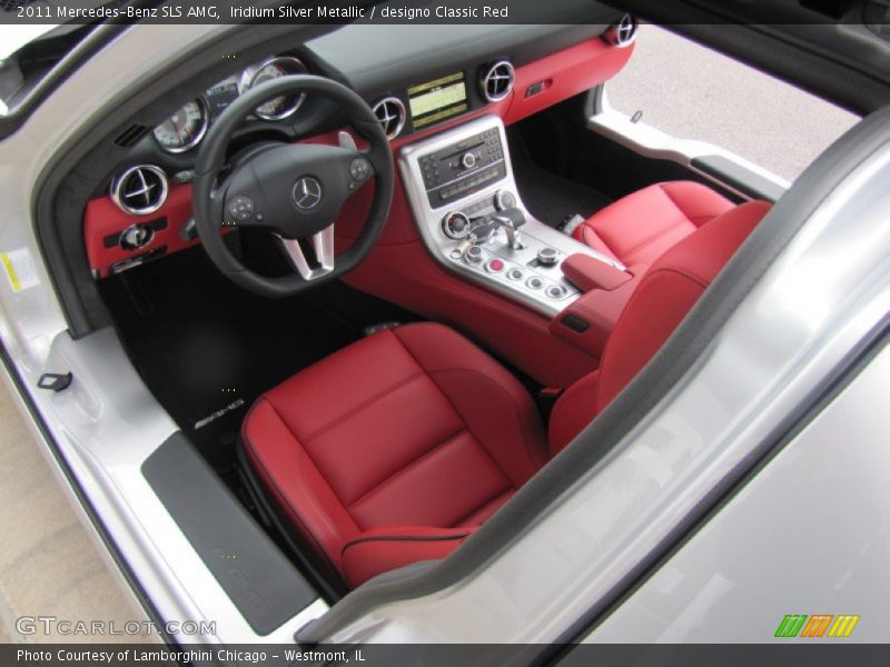  2011 SLS AMG designo Classic Red Interior
