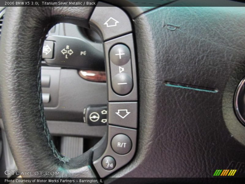Titanium Silver Metallic / Black 2006 BMW X5 3.0i