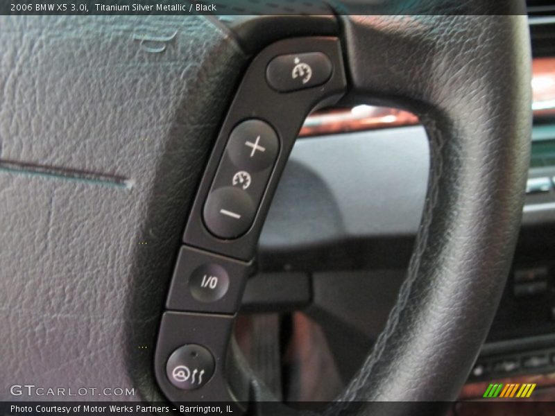Titanium Silver Metallic / Black 2006 BMW X5 3.0i