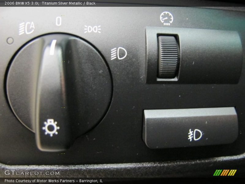 Titanium Silver Metallic / Black 2006 BMW X5 3.0i