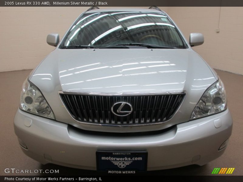 Millenium Silver Metallic / Black 2005 Lexus RX 330 AWD