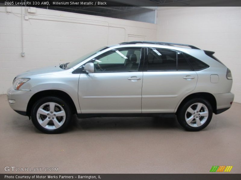 Millenium Silver Metallic / Black 2005 Lexus RX 330 AWD
