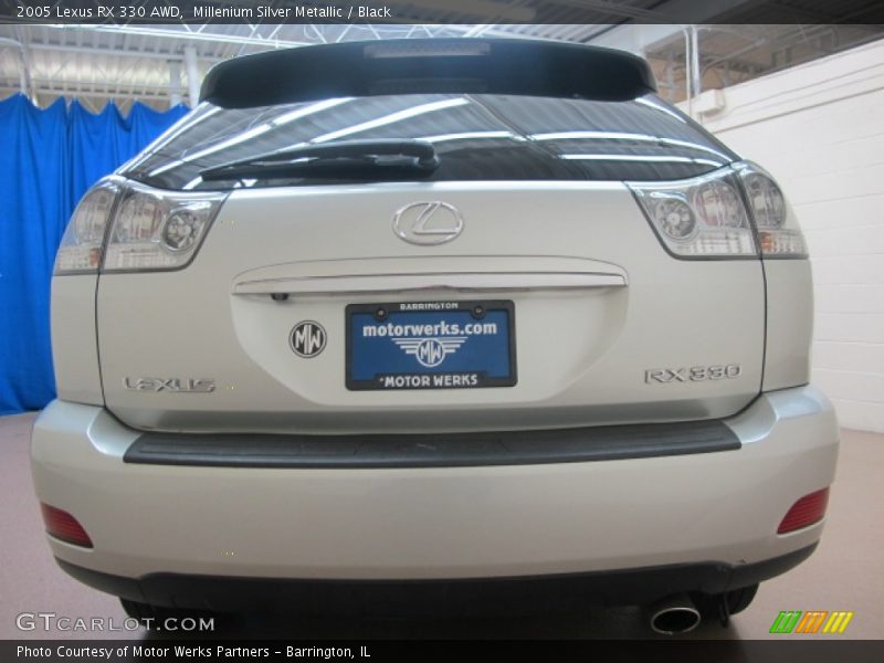 Millenium Silver Metallic / Black 2005 Lexus RX 330 AWD