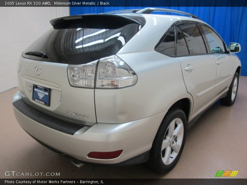 Millenium Silver Metallic / Black 2005 Lexus RX 330 AWD