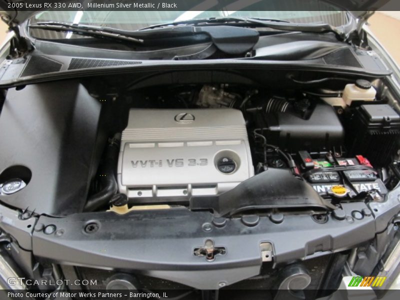Millenium Silver Metallic / Black 2005 Lexus RX 330 AWD