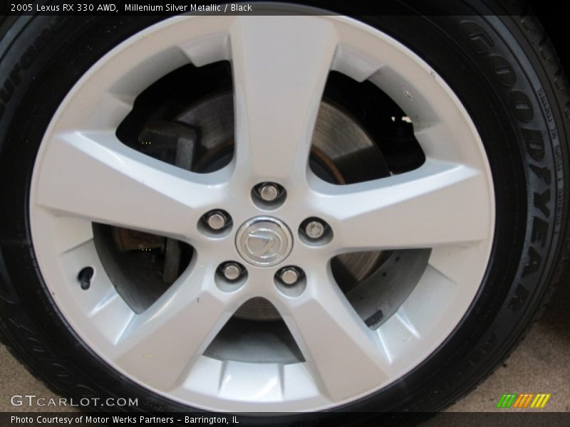 Millenium Silver Metallic / Black 2005 Lexus RX 330 AWD