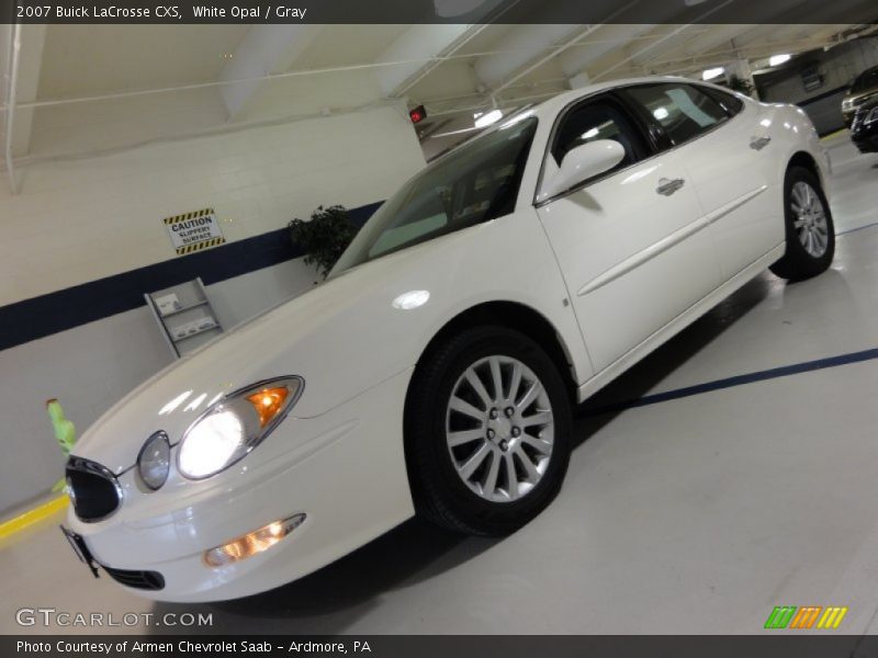 White Opal / Gray 2007 Buick LaCrosse CXS