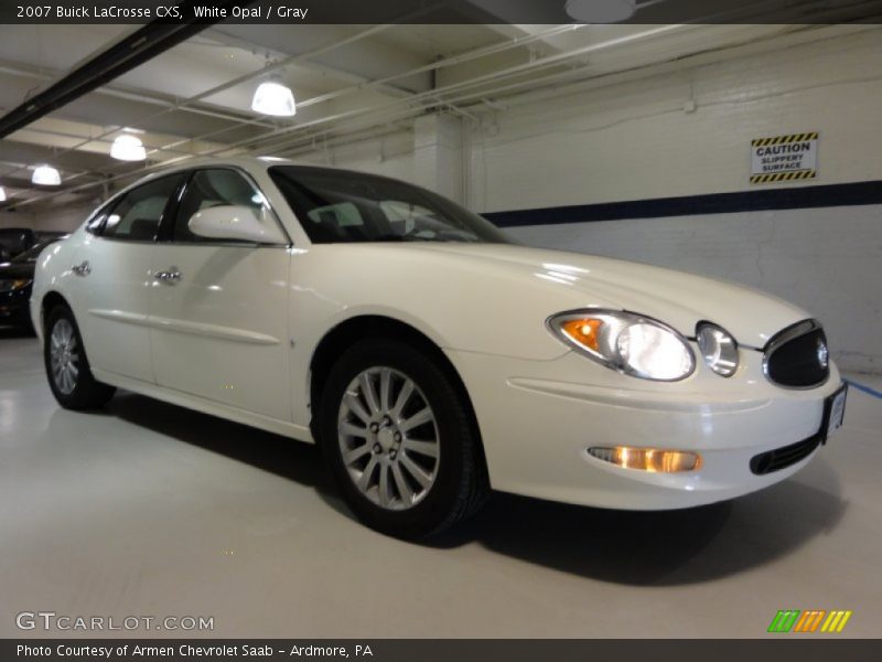 White Opal / Gray 2007 Buick LaCrosse CXS