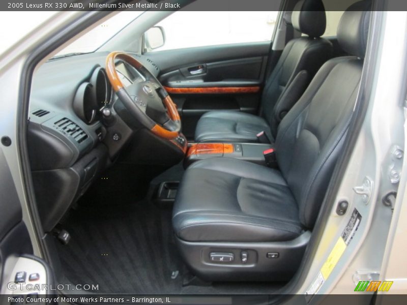 Millenium Silver Metallic / Black 2005 Lexus RX 330 AWD