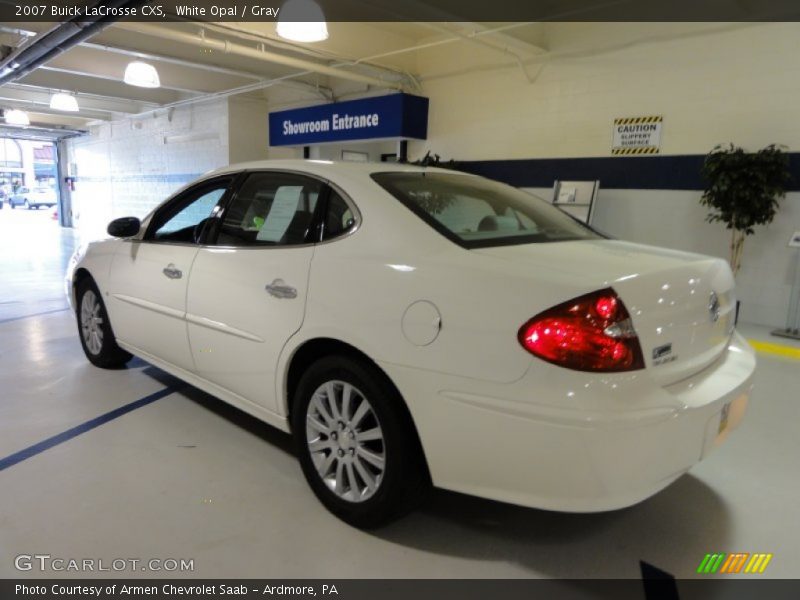 White Opal / Gray 2007 Buick LaCrosse CXS