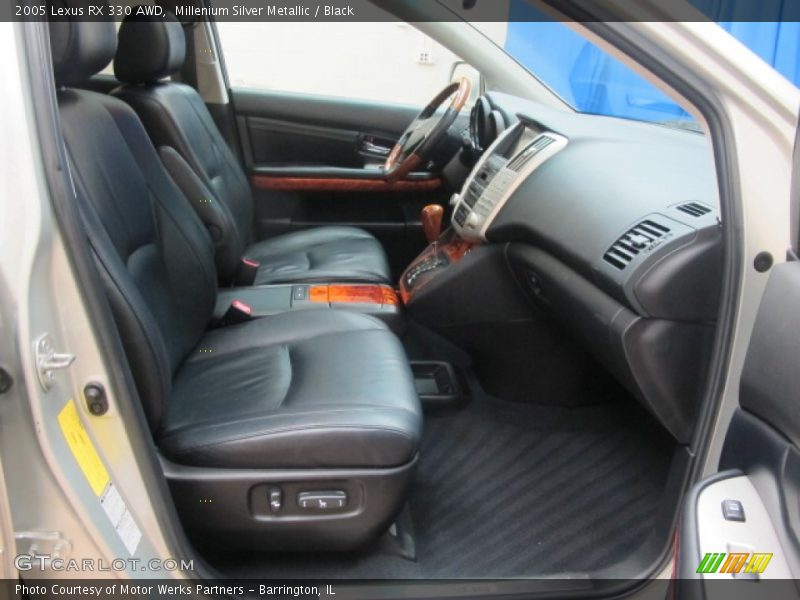 Millenium Silver Metallic / Black 2005 Lexus RX 330 AWD