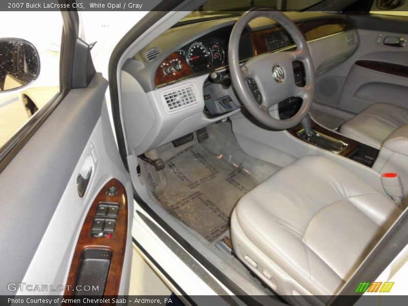 White Opal / Gray 2007 Buick LaCrosse CXS