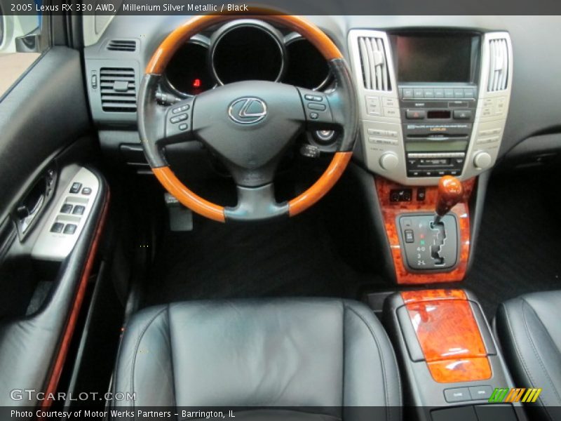Millenium Silver Metallic / Black 2005 Lexus RX 330 AWD