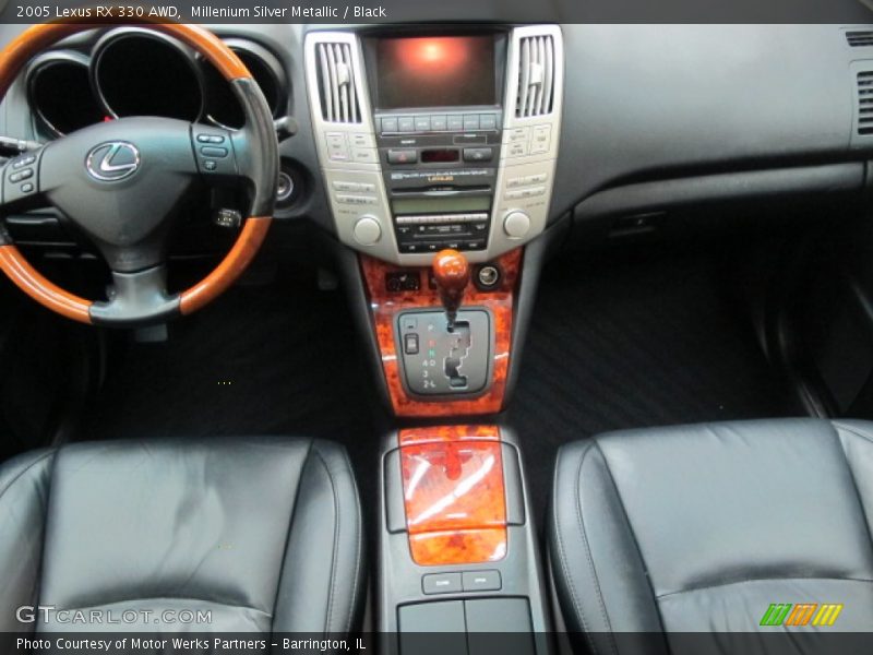 Millenium Silver Metallic / Black 2005 Lexus RX 330 AWD