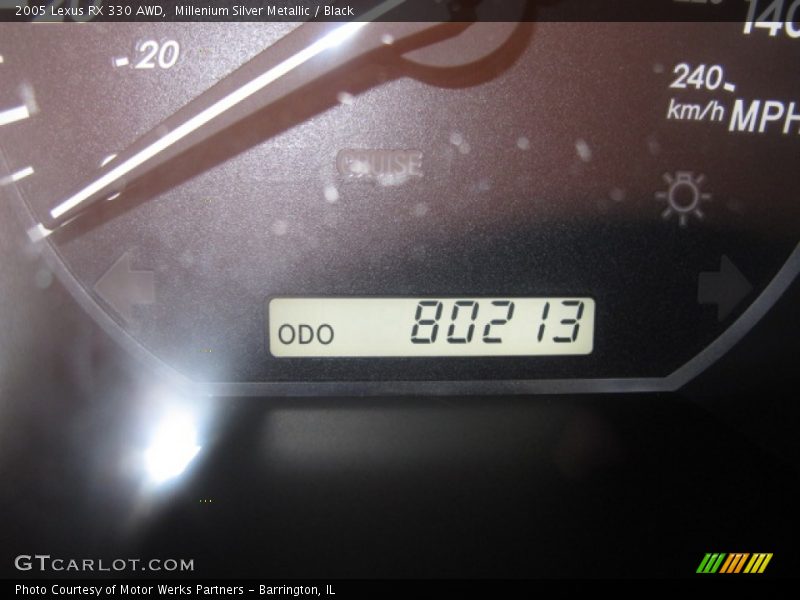 Millenium Silver Metallic / Black 2005 Lexus RX 330 AWD