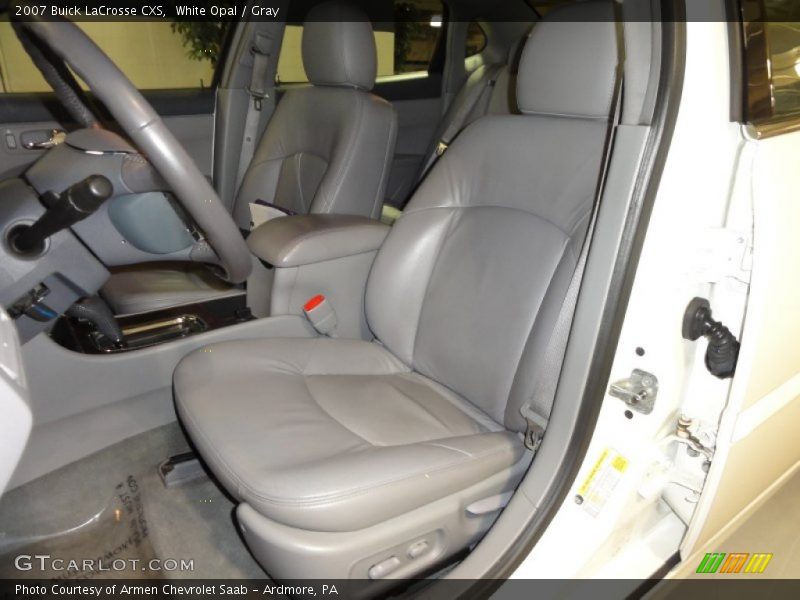 White Opal / Gray 2007 Buick LaCrosse CXS