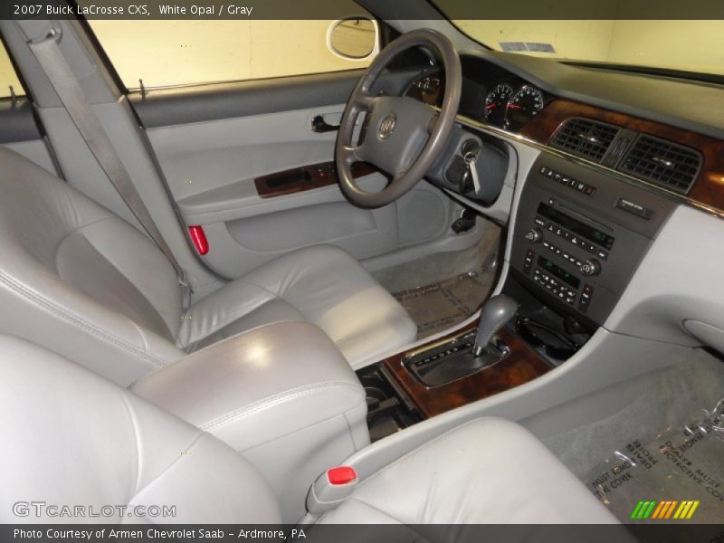 White Opal / Gray 2007 Buick LaCrosse CXS