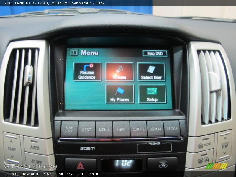 Millenium Silver Metallic / Black 2005 Lexus RX 330 AWD