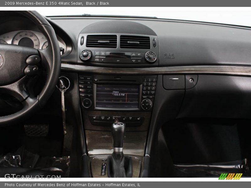 Black / Black 2009 Mercedes-Benz E 350 4Matic Sedan