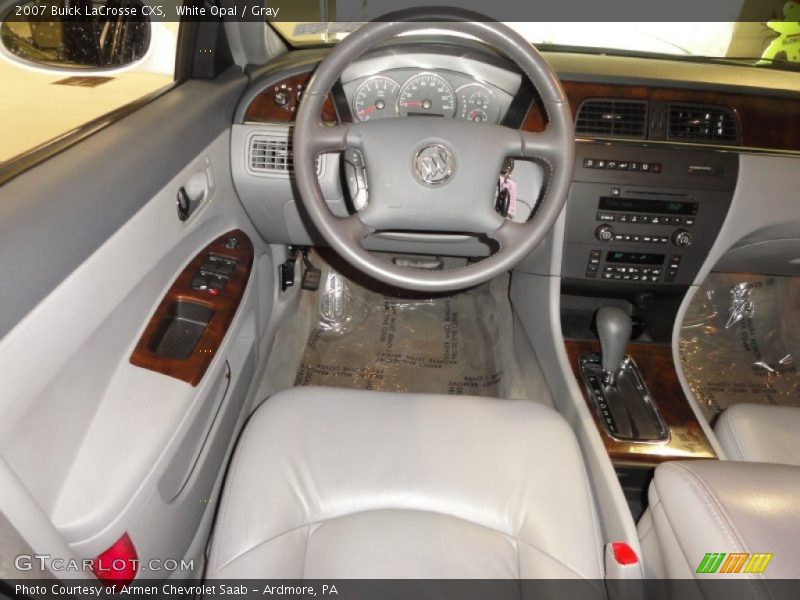 White Opal / Gray 2007 Buick LaCrosse CXS
