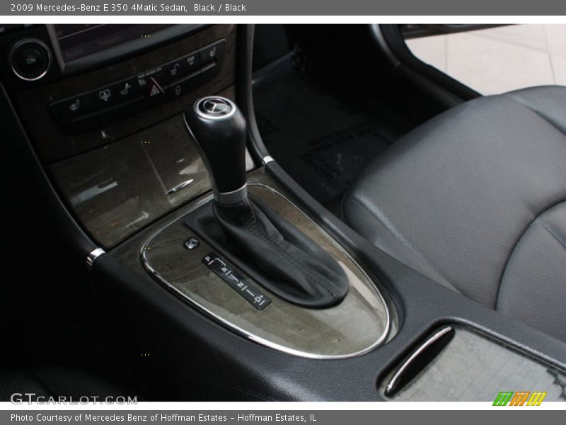 Black / Black 2009 Mercedes-Benz E 350 4Matic Sedan