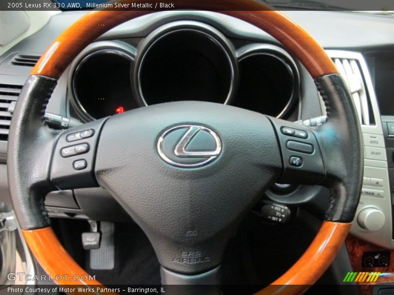 Millenium Silver Metallic / Black 2005 Lexus RX 330 AWD