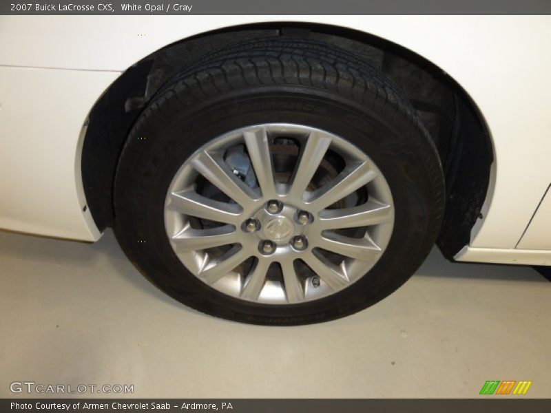 White Opal / Gray 2007 Buick LaCrosse CXS