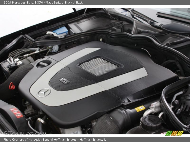 Black / Black 2009 Mercedes-Benz E 350 4Matic Sedan