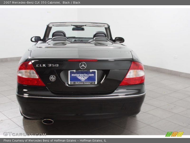 Black / Black 2007 Mercedes-Benz CLK 350 Cabriolet