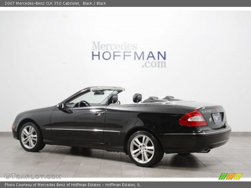 Black / Black 2007 Mercedes-Benz CLK 350 Cabriolet