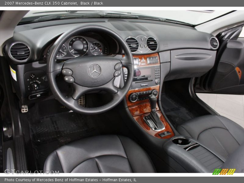Black / Black 2007 Mercedes-Benz CLK 350 Cabriolet