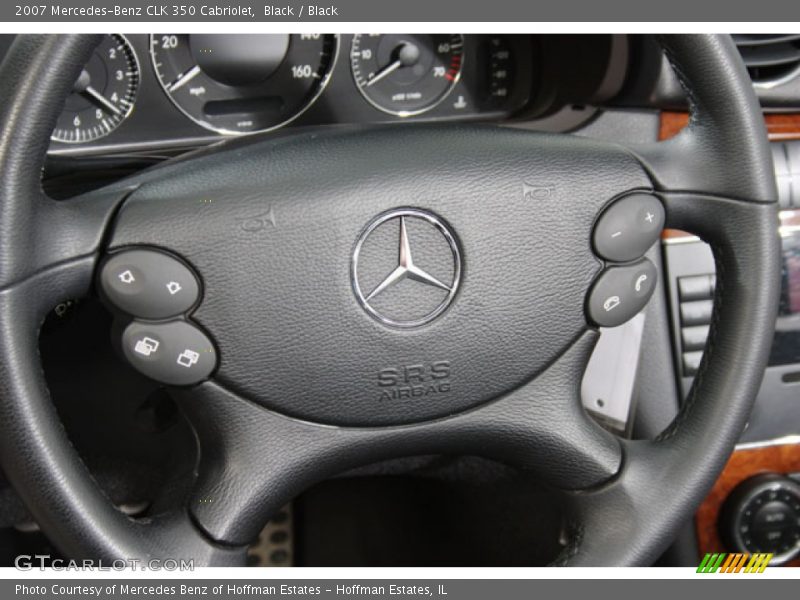 Black / Black 2007 Mercedes-Benz CLK 350 Cabriolet