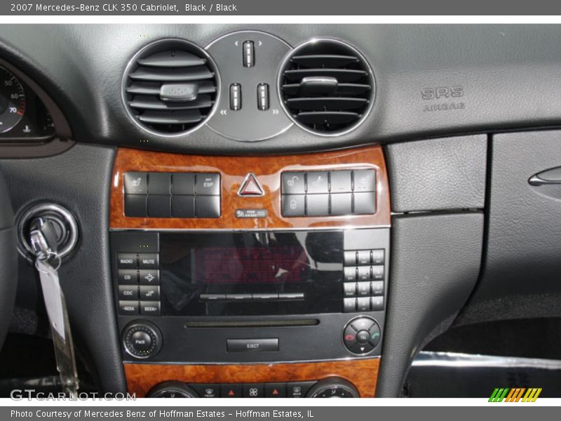 Black / Black 2007 Mercedes-Benz CLK 350 Cabriolet