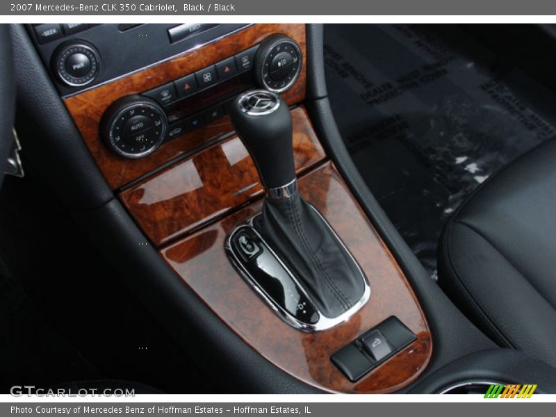 Black / Black 2007 Mercedes-Benz CLK 350 Cabriolet