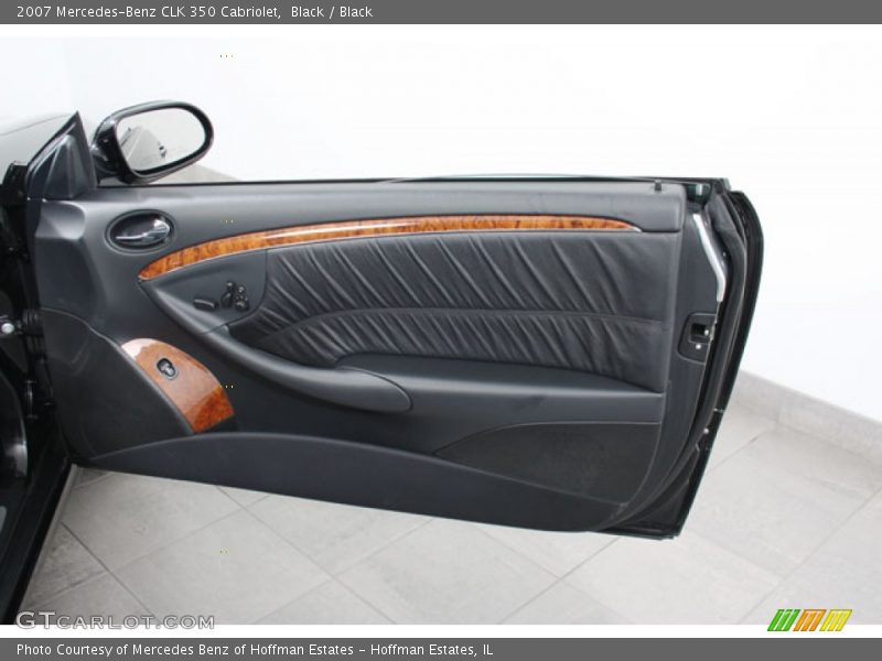 Black / Black 2007 Mercedes-Benz CLK 350 Cabriolet