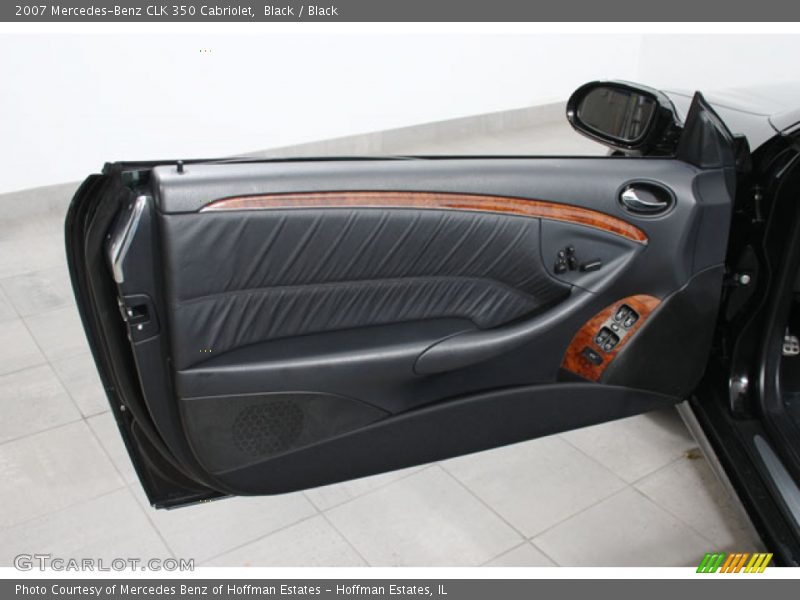 Black / Black 2007 Mercedes-Benz CLK 350 Cabriolet